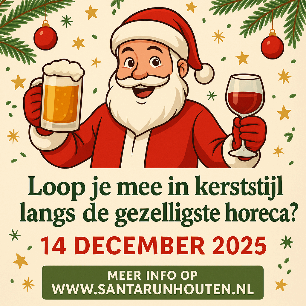 Bourgondische Rotary Santa Run Houten voor het goede doel!