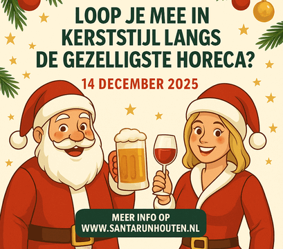 Bourgondische Rotary Santa Run Houten voor het goede doel!