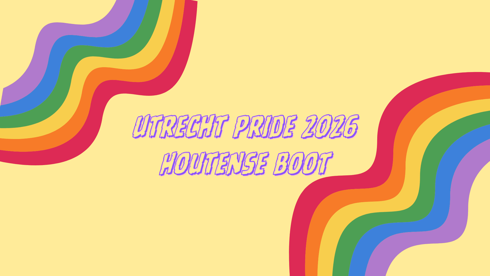 Crowdfundingsactie - Houtense jongerenboot tijdens Utrecht Pride 2026 