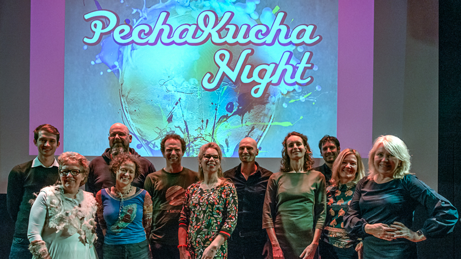 De eerste Pecha Kucha Night in Aan de Slinger