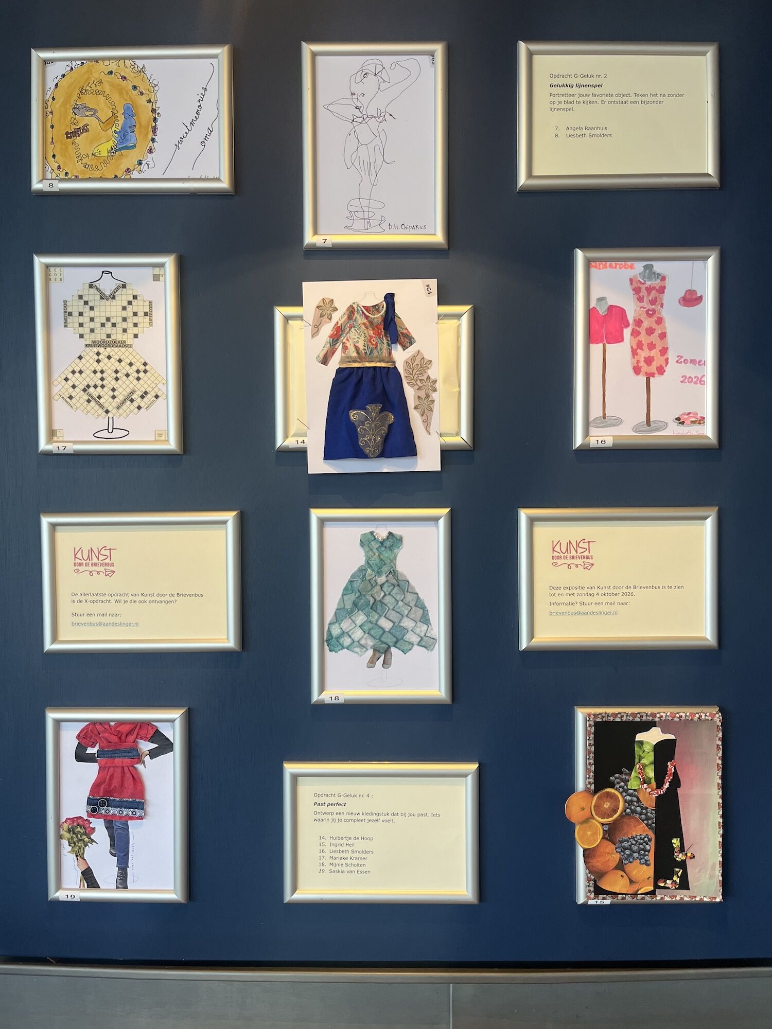 Expositie Kunst door de Brievenbus