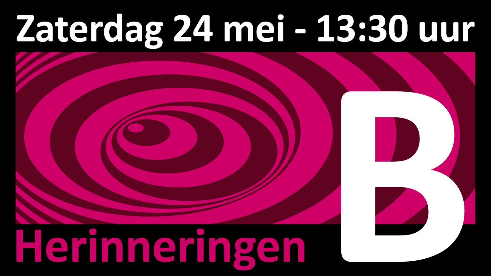 Herinneringen - Voorstelling B 