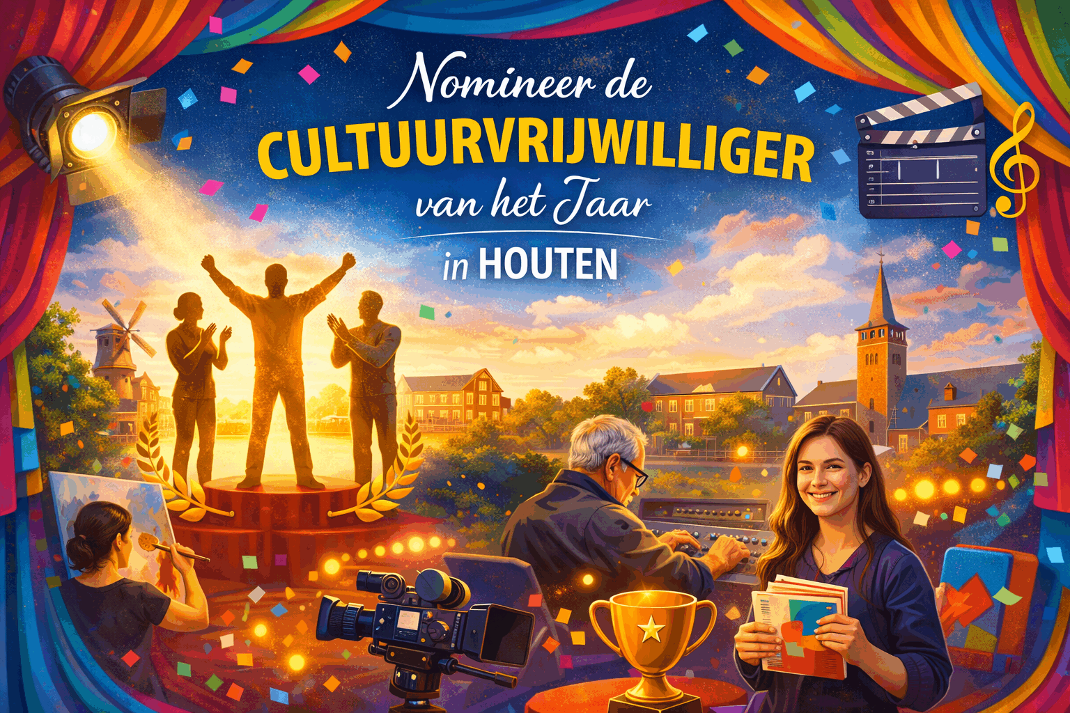 Nomineer de Cultuurvrijwilliger van het Jaar in Houten