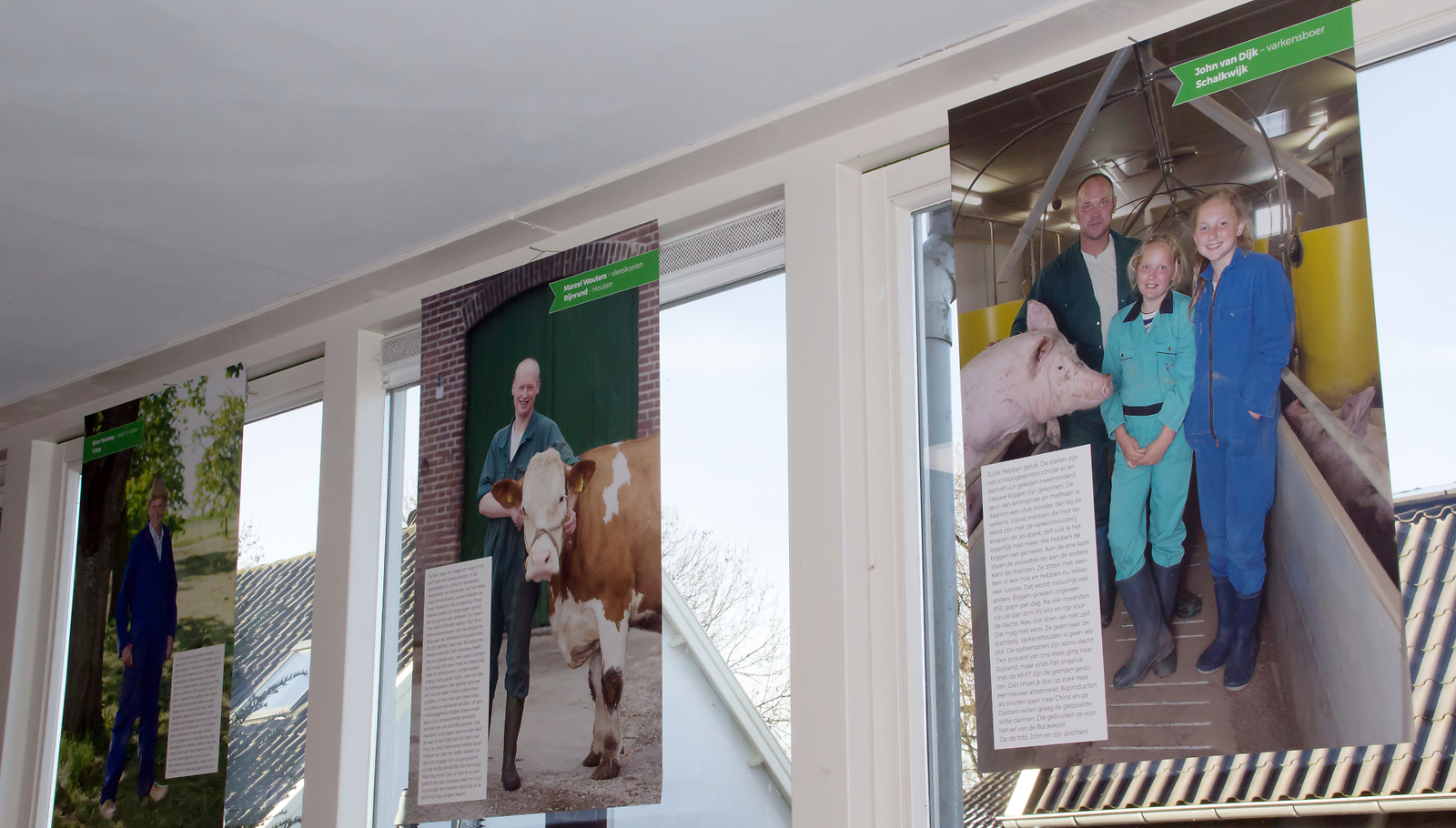 Portretten van Houtense boeren nu te zien op basisschool De Boogerd