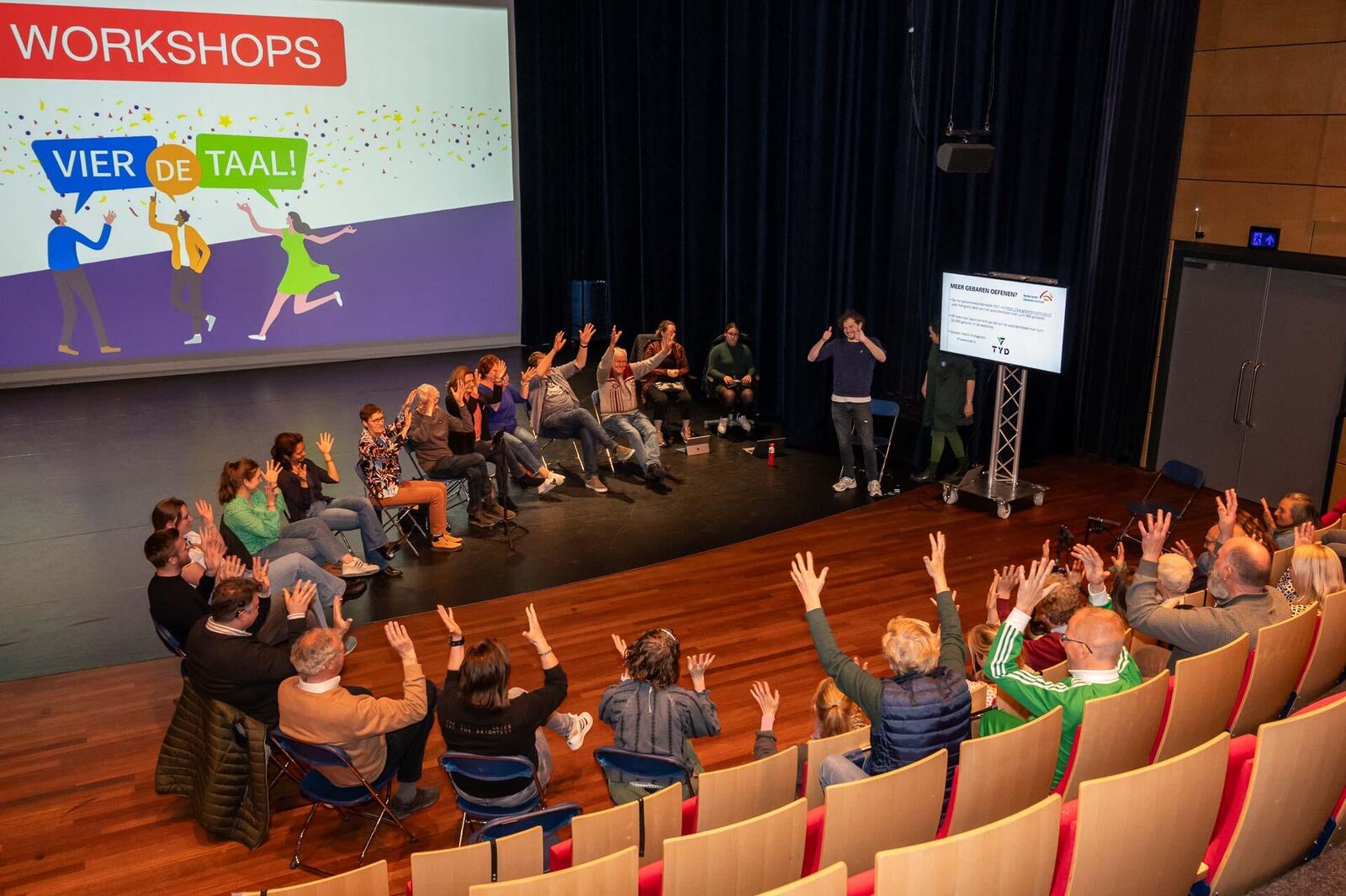 Prachtig en verrassend cultuurfeest ‘Vier de taal!’ in Aan de Slinger