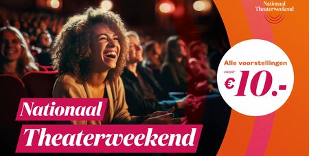 Programmering bekend! Nationaal Theaterweekend 23, 24 en 25 januari 2026